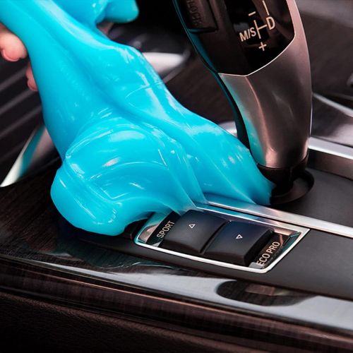 The PULIDIKI Car Cleaning Gel is a convenient and reusable car interior cleaner slime. Perfect for reaching into tight spaces like air vents and cup holders